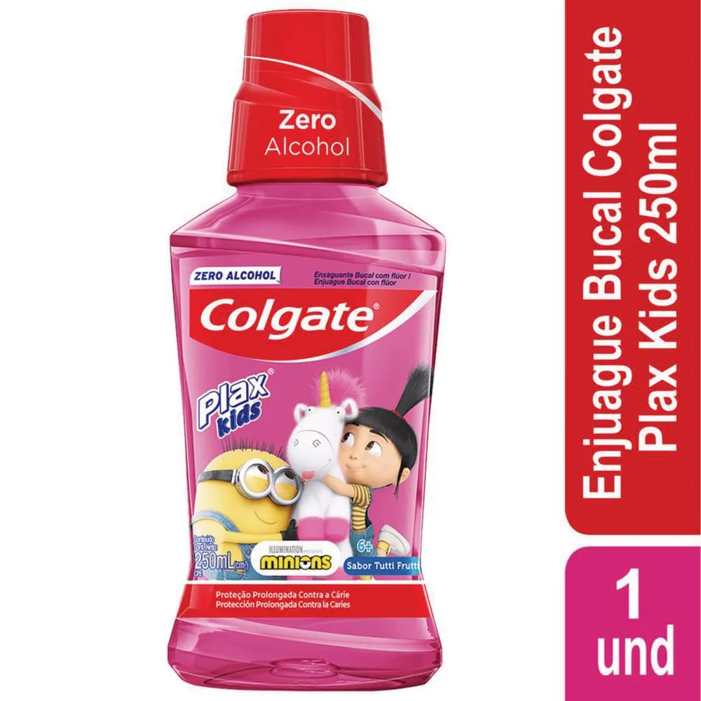 Enjuague Bucal COLGATE Plax Agnes Frasco 250ml