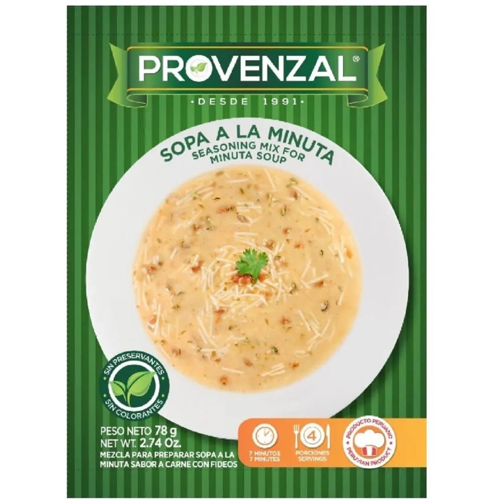 Sopa a la Minuta PROVENZAL Sachet 78g