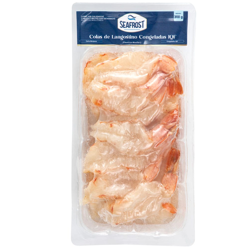 Langostino Salvaje Argentino SEAFROST Bandeja 300g