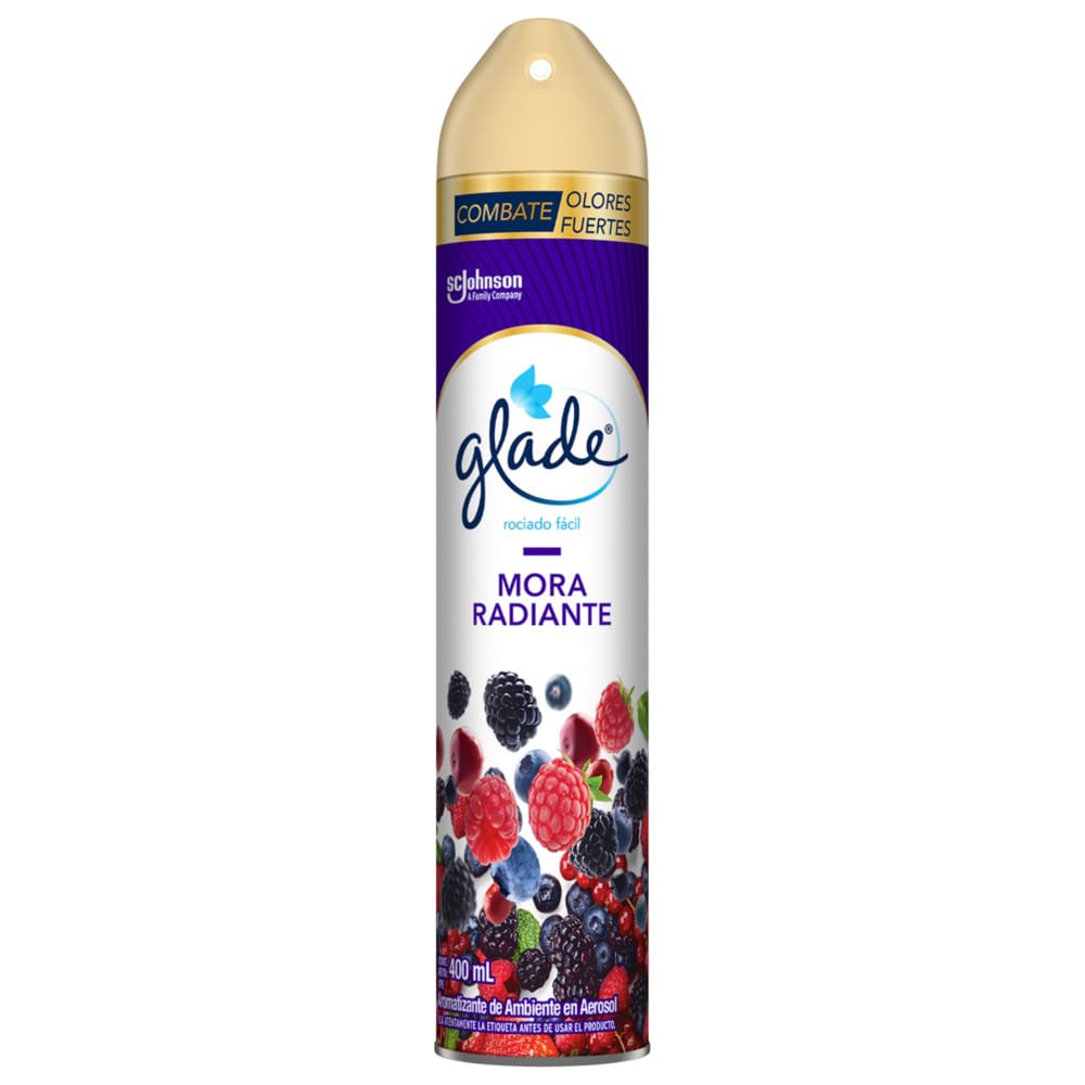 Aromatizante en Aerosol GLADE Mora Frasco 400ml