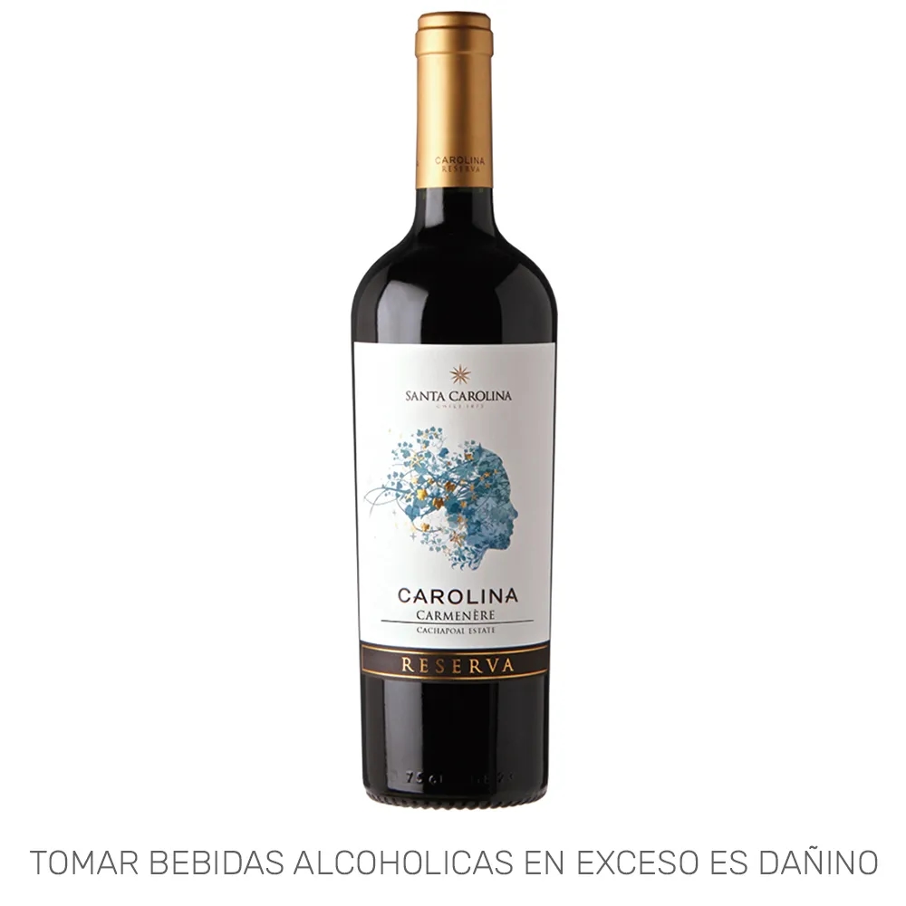Vino SANTA CAROLINA Carmenere Reserva Botella 750ml