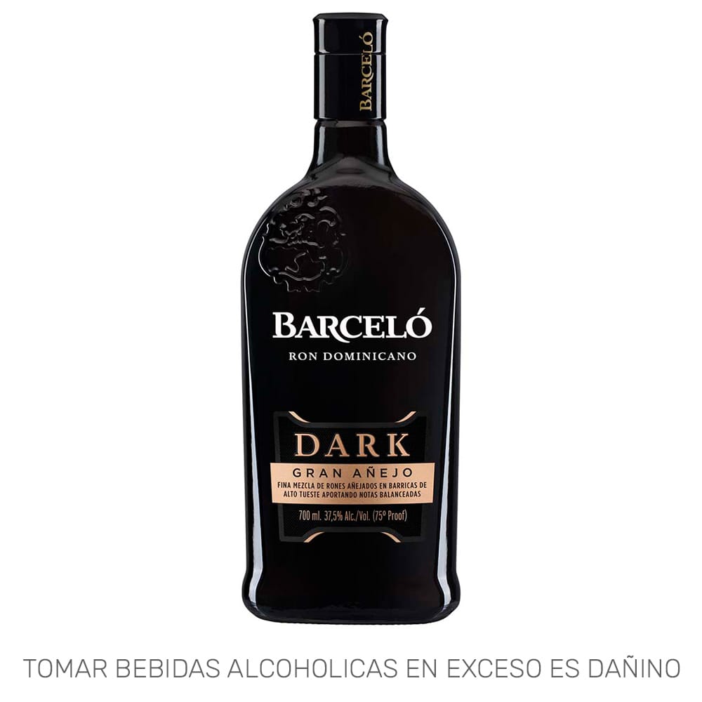 Ron BARCELÓ Dark Gran Añejo Botella 700ml