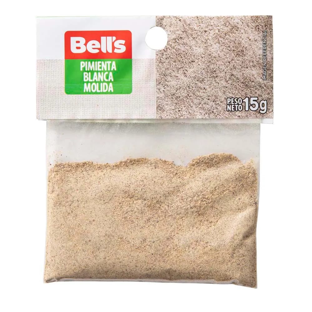 Pimienta Blanca Molida BELL'S Sobre 15g