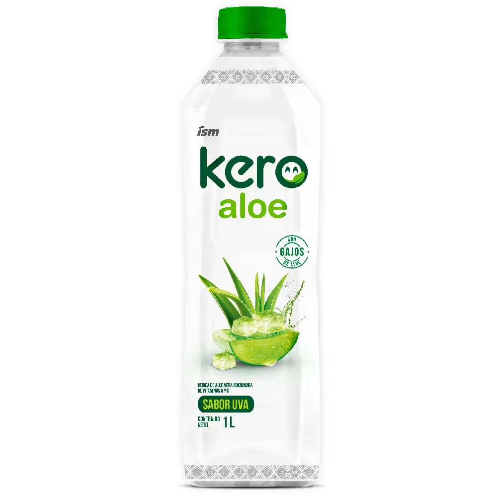 Bebida Aloe KERO Uva Botella 1L