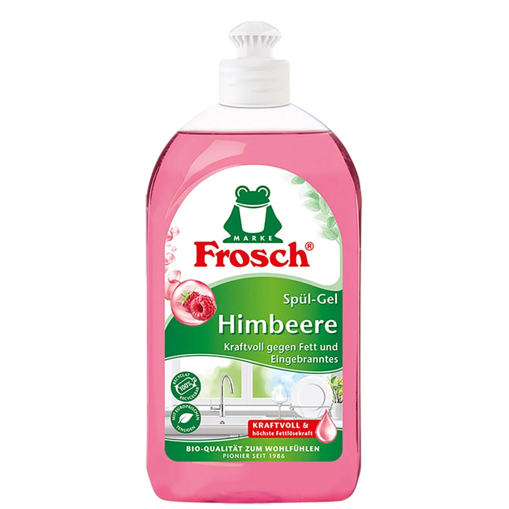 Lavavajilla FROSCH Vinagre de Frambuesa en Gel Frasco 500ml