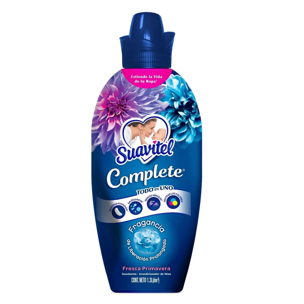 Suavizante SUAVITEL Complete Fresca Primavera Botella 1.3 L