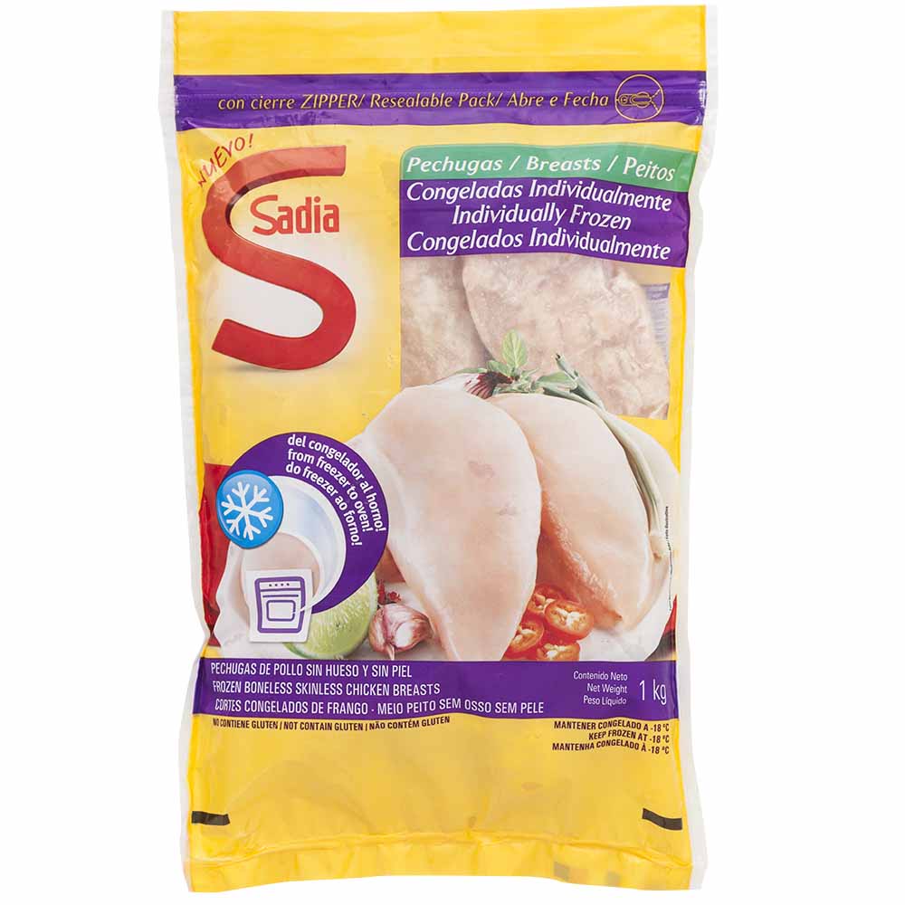 Filete de Pechuga de Pollo SADIA Bolsa 1kg