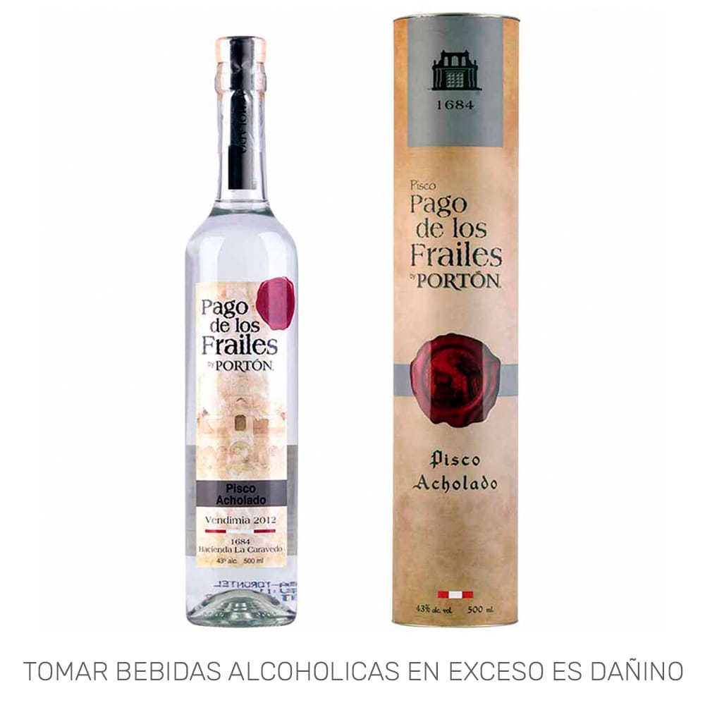 Pisco PAGO DE LOS FRAILES Acholado Botella 500ml