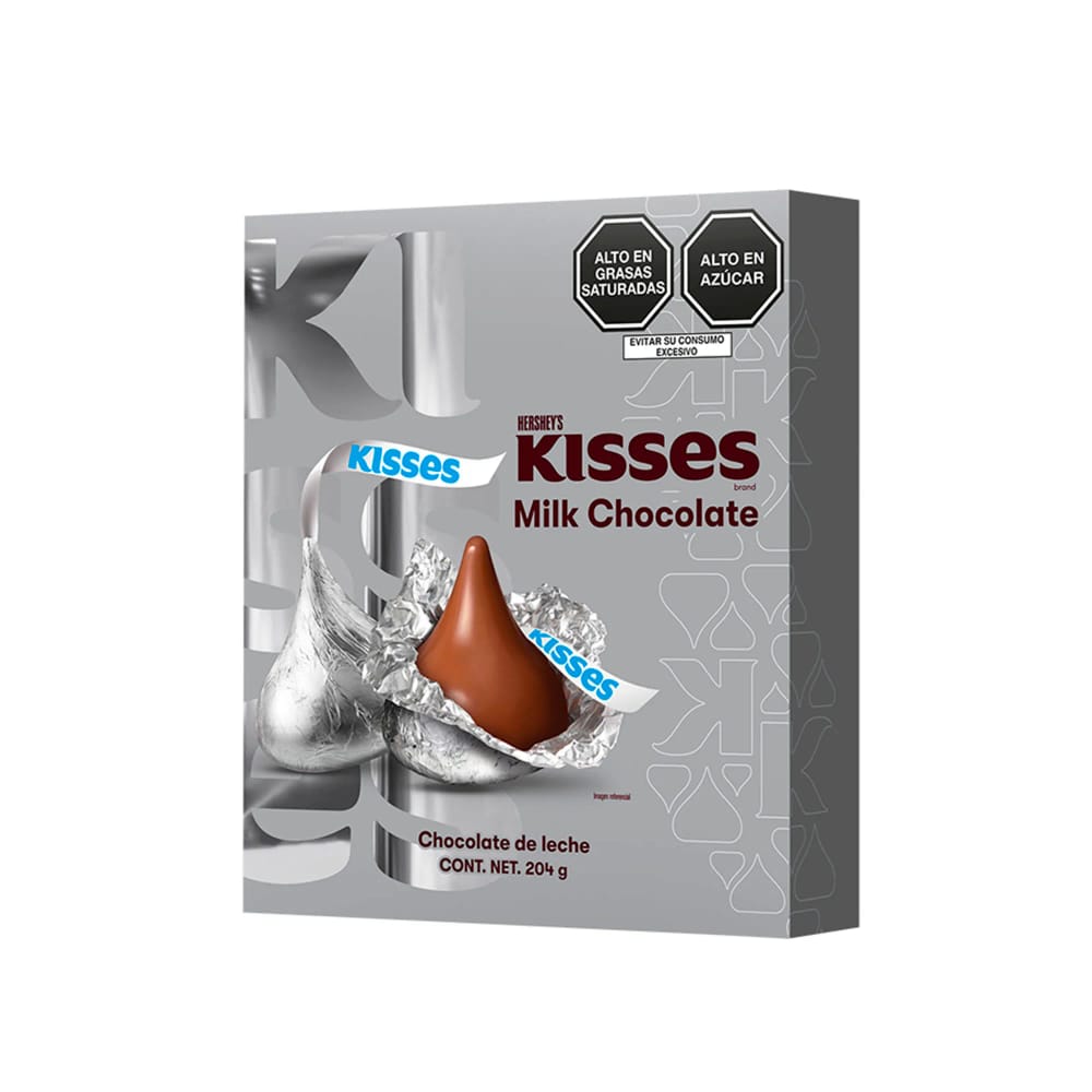 Chocolates HERSHEY'S Kisses Milk Chocolate Caja 204g