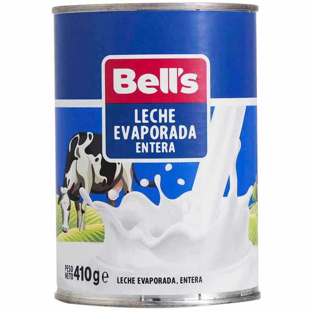 Leche Evaporada BELL'S Entera Lata 410g