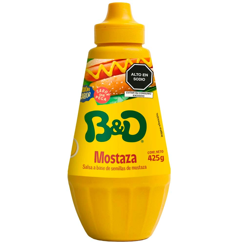 Mostaza B&D Frasco 425g
