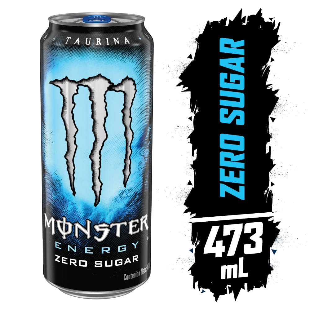 Bebida Energizante MONSTER Zero Sugar Lata 473ml