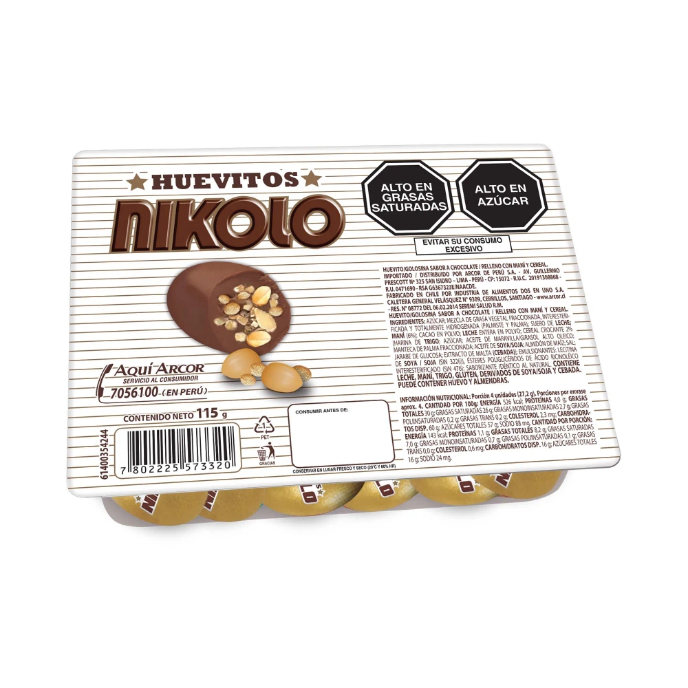 Huevo Pascua NIKOLO Caja 115g