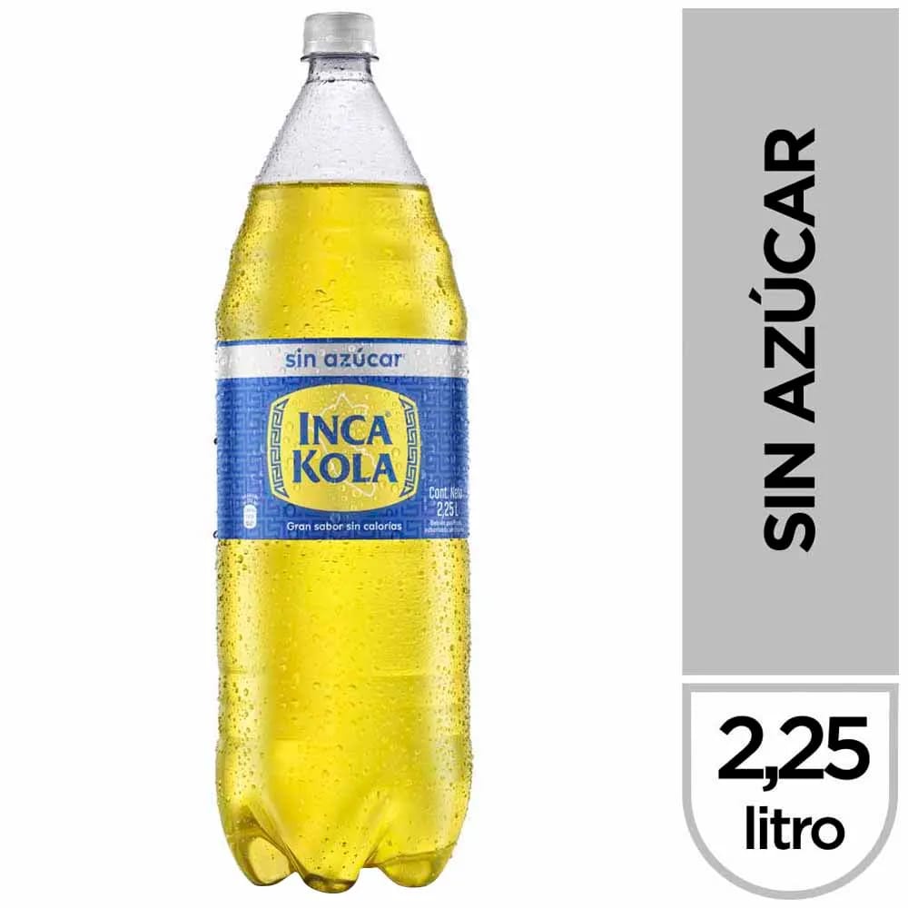 Gaseosa INCA KOLA sin Azúcar Botella 2.25L