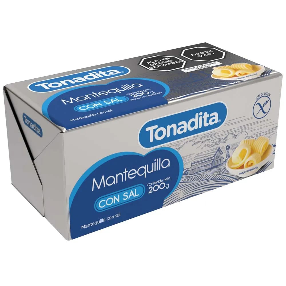 Mantequilla con Sal TONADITA Barra 200g