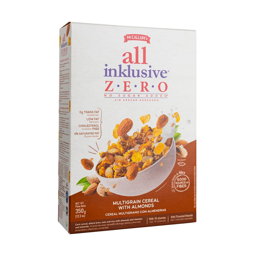 Cereal ALL INKLUSIVE Zero con Almendras Caja 350g