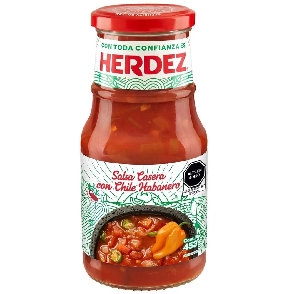 Chile Casero HERDEZ Frasco 453g