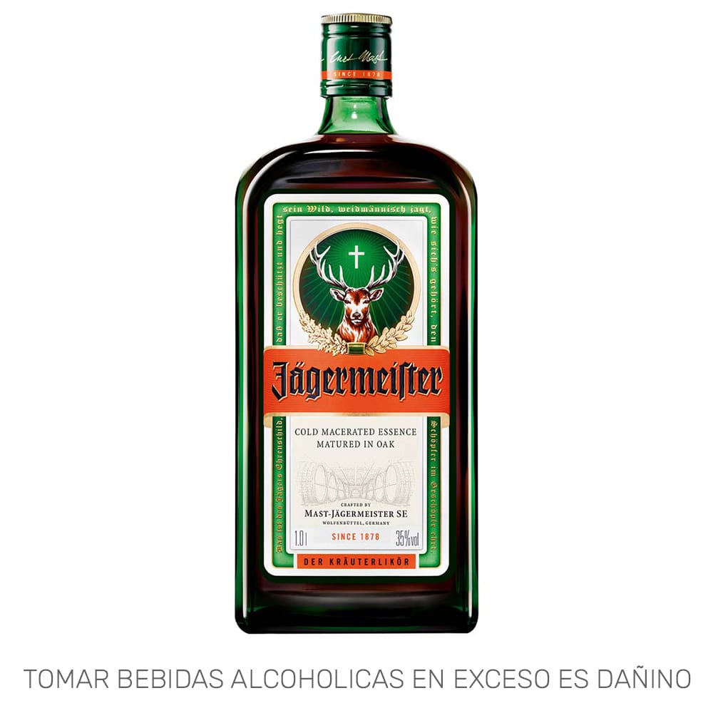 Licor de Hierbas JÄGERMEISTER Botella 1L