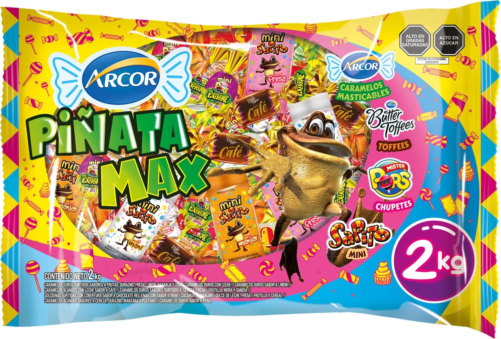 Piñata ARCOR Max Bolsa 2Kg