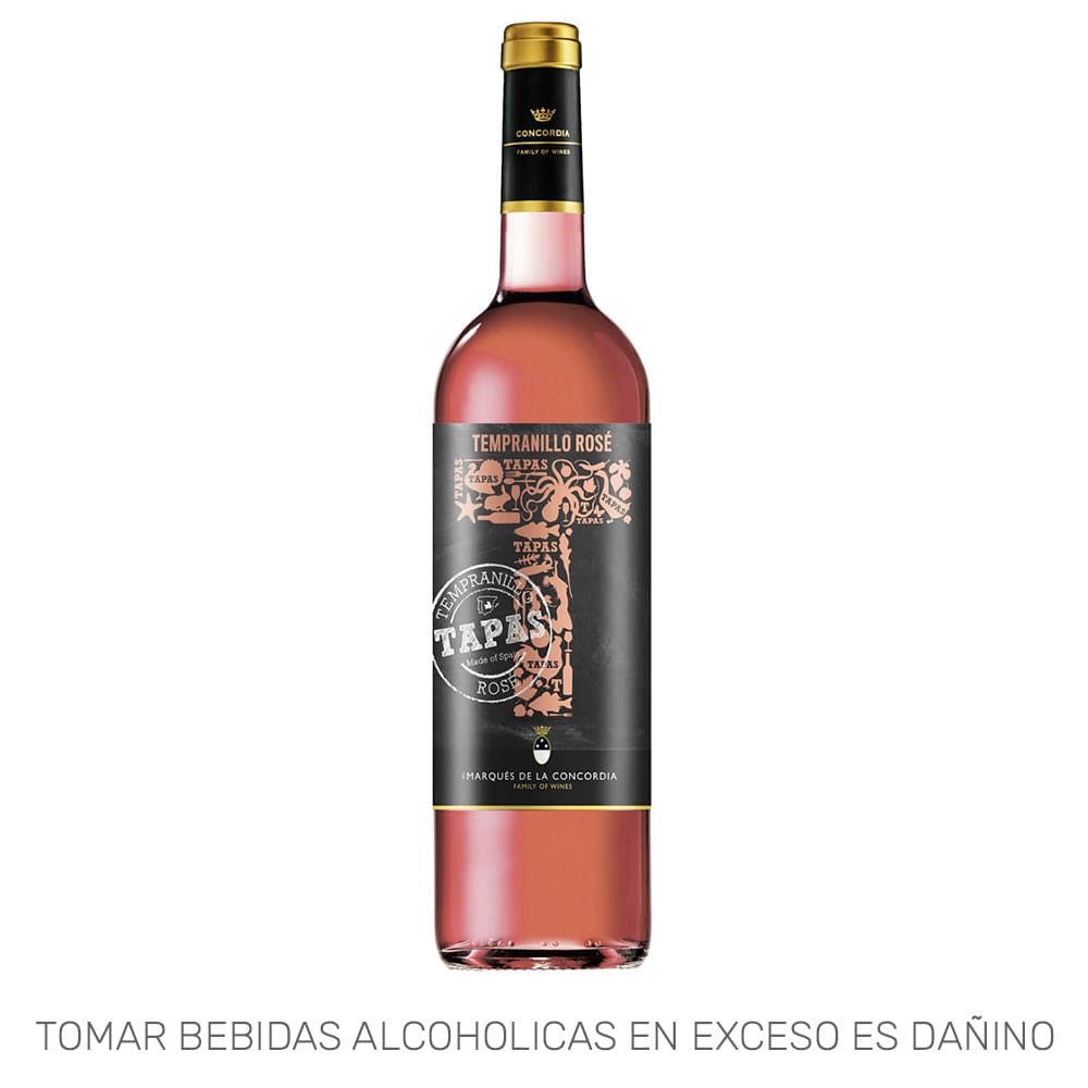 Vino Rosado TAPAS Botella 750ml