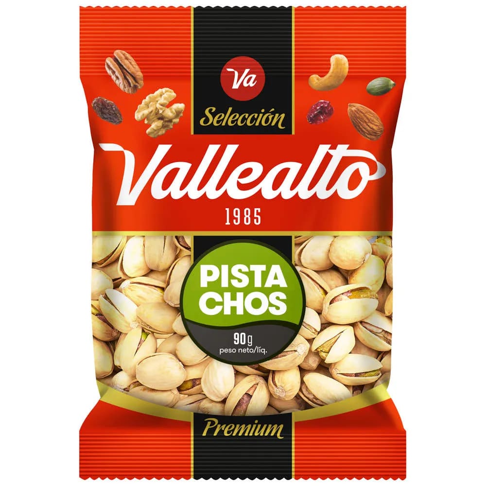 Pistachos con Cáscara VALLEALTO Bolsa 90g