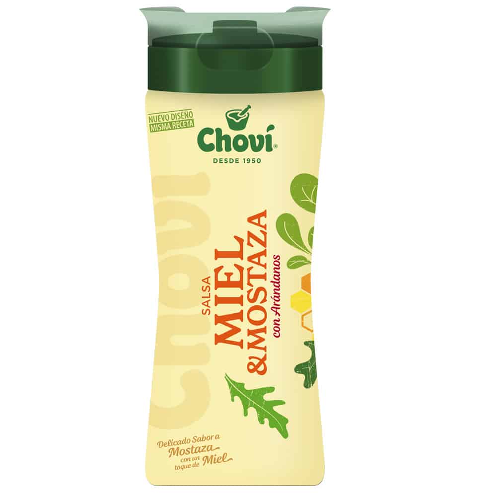Salsa Miel y Mostaza CHOVI Botella 255ml