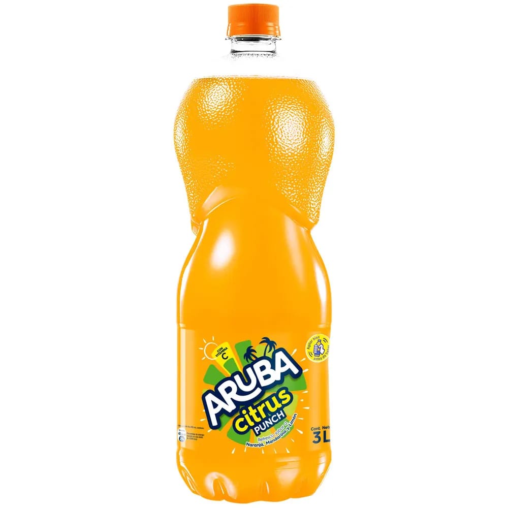 Refresco ARUBA Citrus Punch Botella 3L