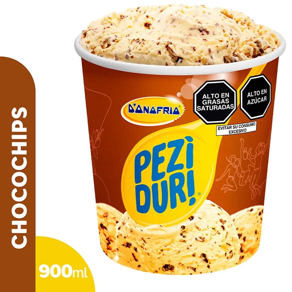 Helado D'ONOFRIO Peziduri Chocochips Cremoso Pote 900ml