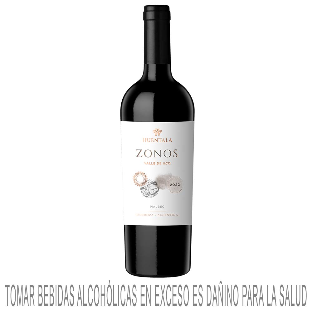 Vino Tinto HUENTALA WINES Zonos Malbec Botella 750ml