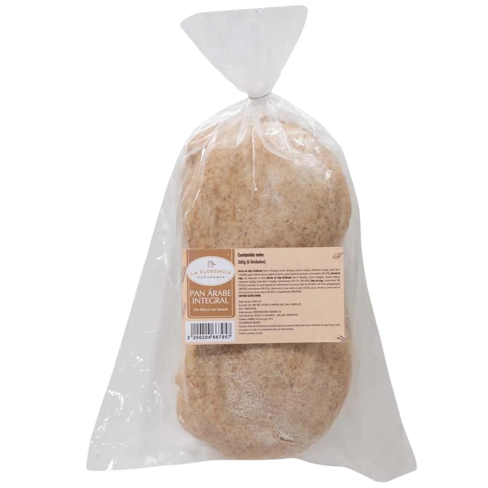Pan Árabe Integral LA FLORENCIA x 6un