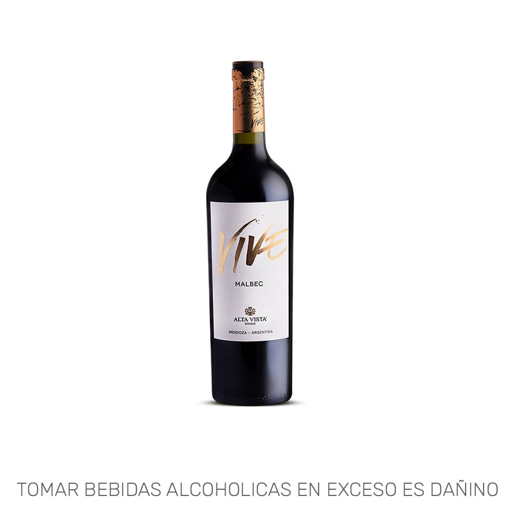 Vino Tinto ALTA VISTA Malbec Roble Botella 750ml