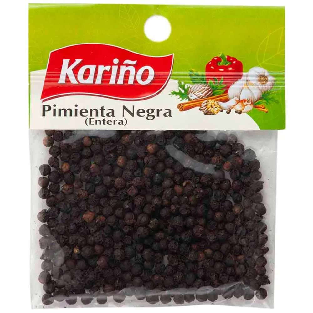Pimienta KARIÑO Negra entera Sobre 17Gr