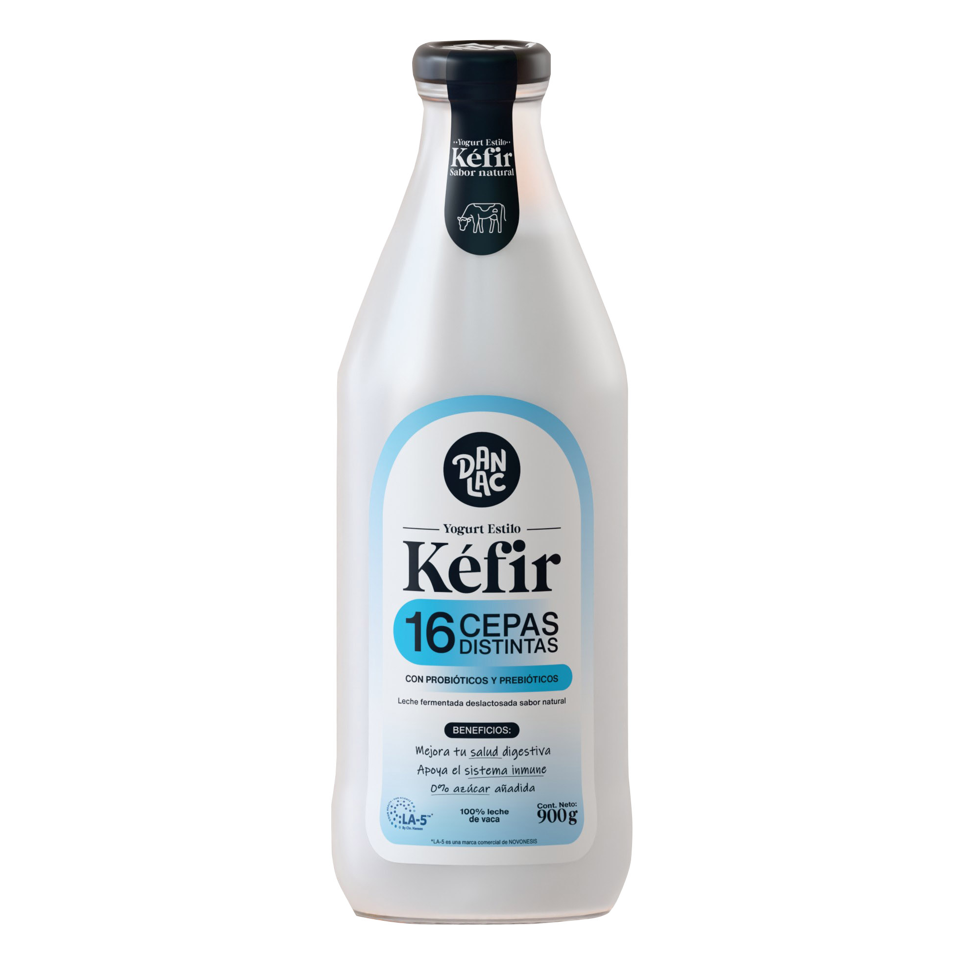 Yogurt Funcional DANLAC Estilo Kéfir Botella 900g