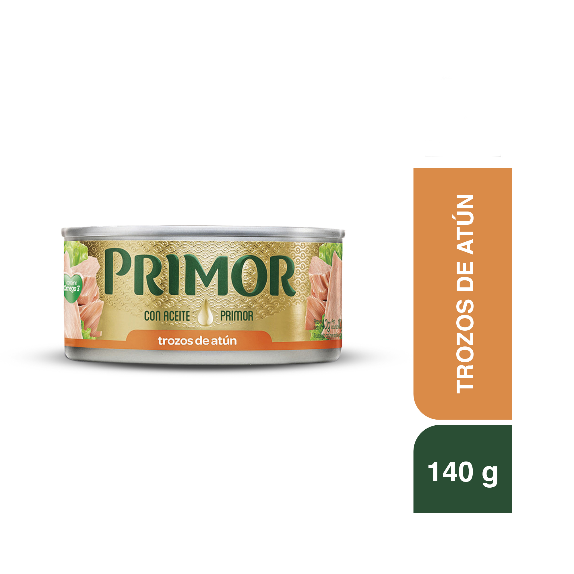 Trozos de Atún PRIMOR en Aceite Vegetal Lata 140g