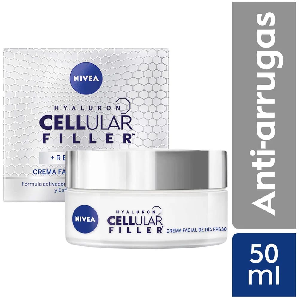 Crema Facial NIVEA Antiedad Día SPF 30 Frasco 50ml