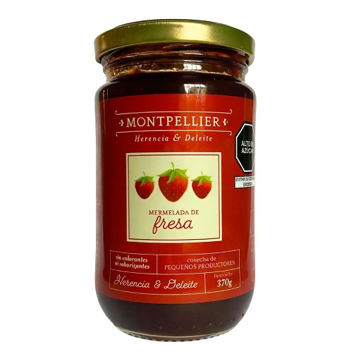 Mermelada de Fresa MONTPELLIER Frasco 370g