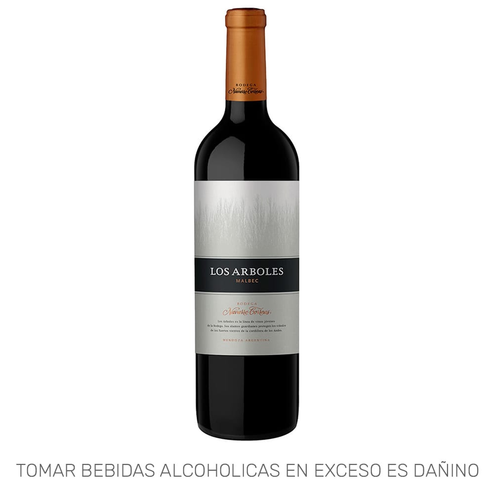 Vino NAVARRO CORREAS Malbec Los Árboles Botella 750ml