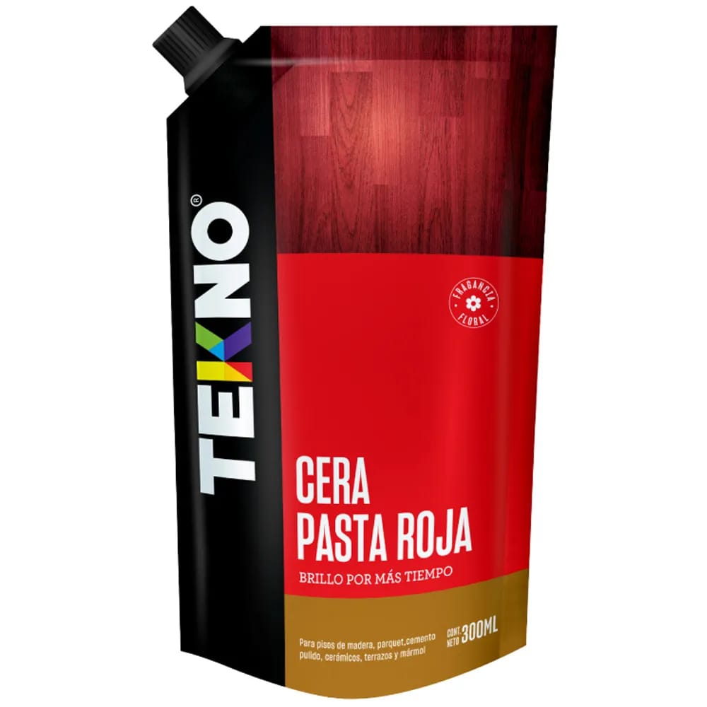 Cera en Pasta TEKNO Roja Doypack 300ml