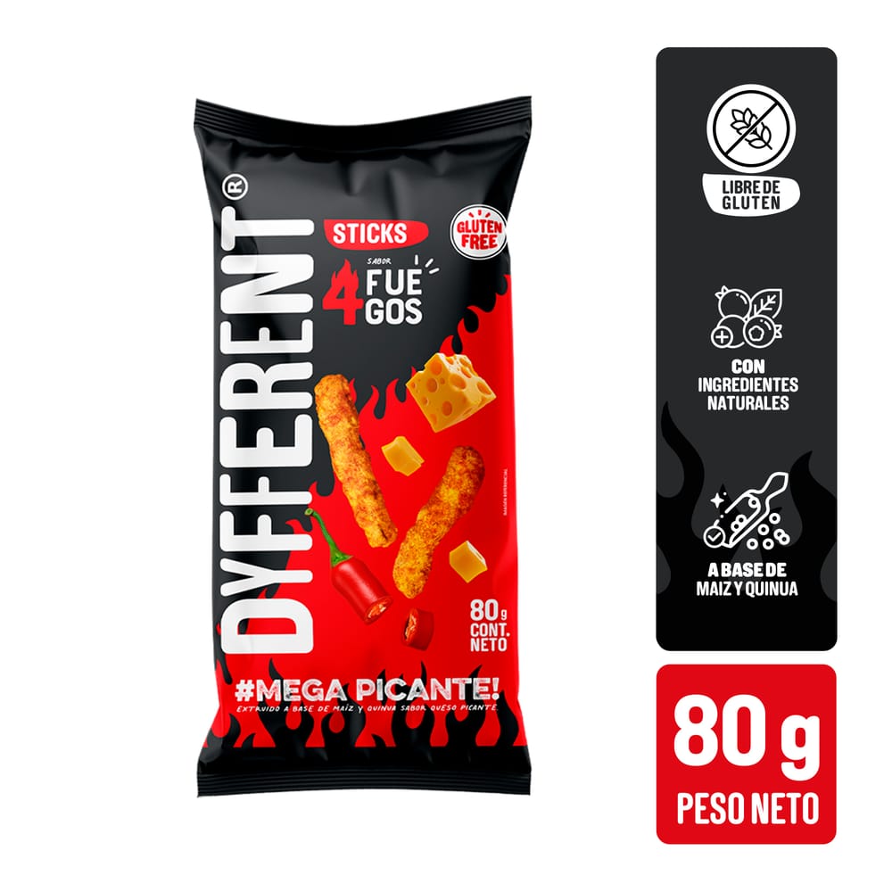 Stick DYFFERENT 4 Fuegos Bolsa 80g