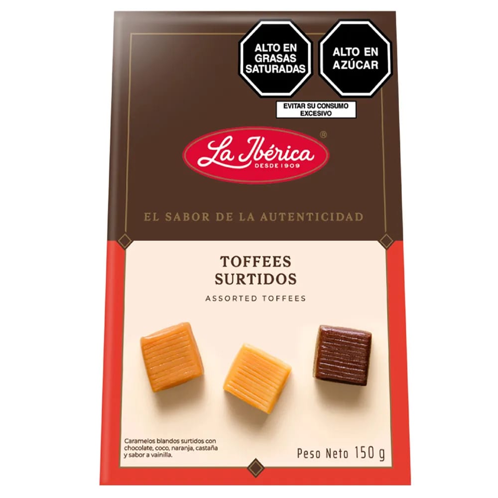 Toffee LA IBERICA Surtidos Caja 150Gr
