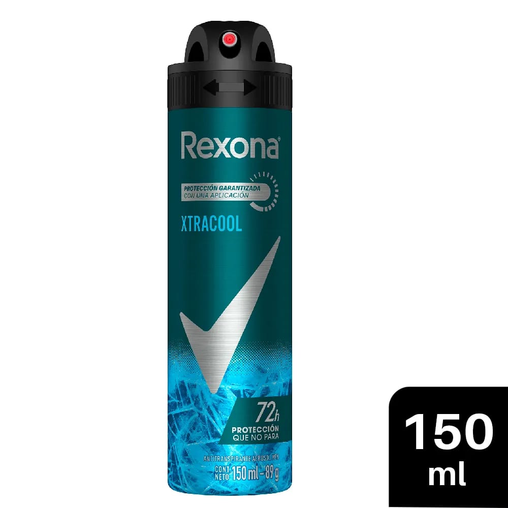 Desodorante para Hombre en Aerosol REXONA Xtra Cool Frasco 150ml