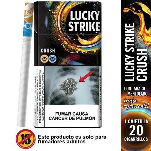 Cigarro LUCKY STRIKE Crush Slim Caja 20un