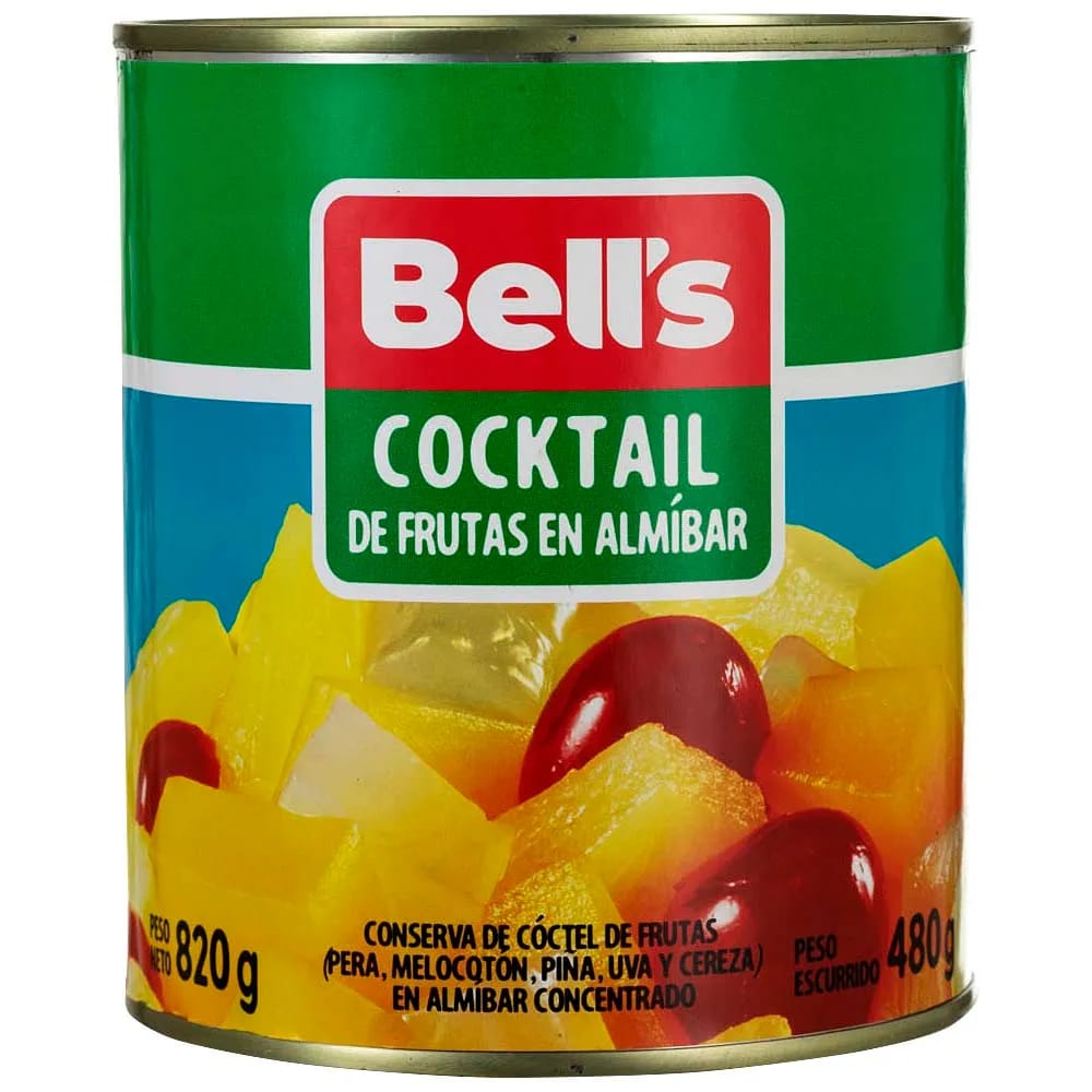 Cocktail de Frutas BELL'S en Almíbar Lata 820g
