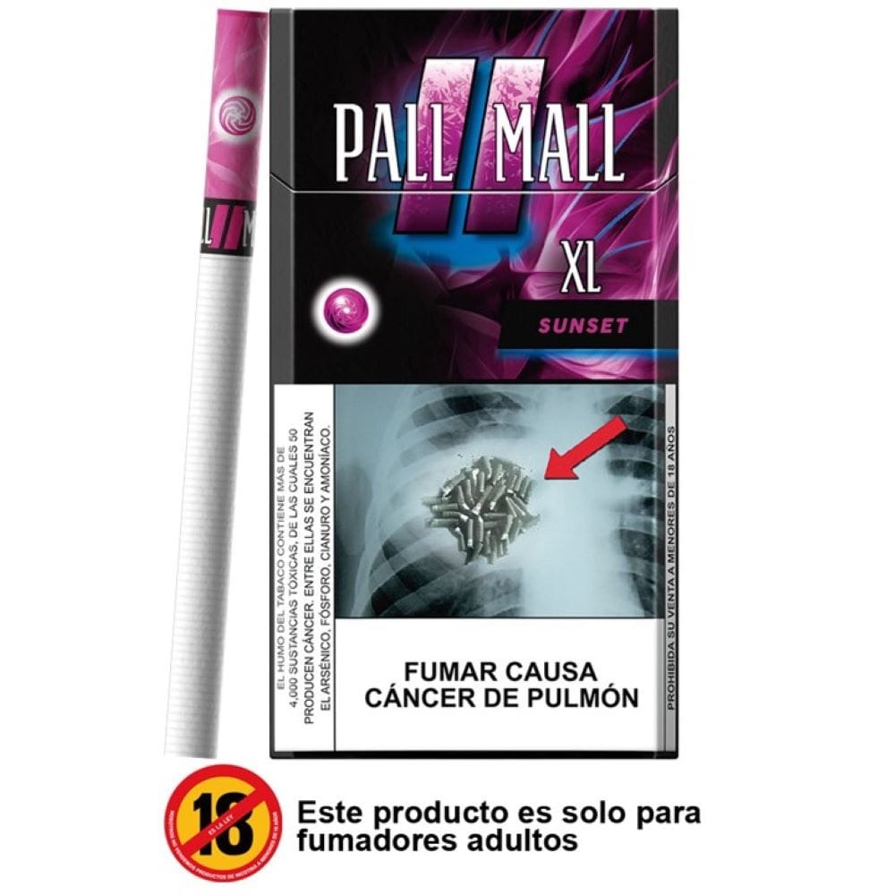 Cigarro PALL MALL XL Sunset Caja 20un