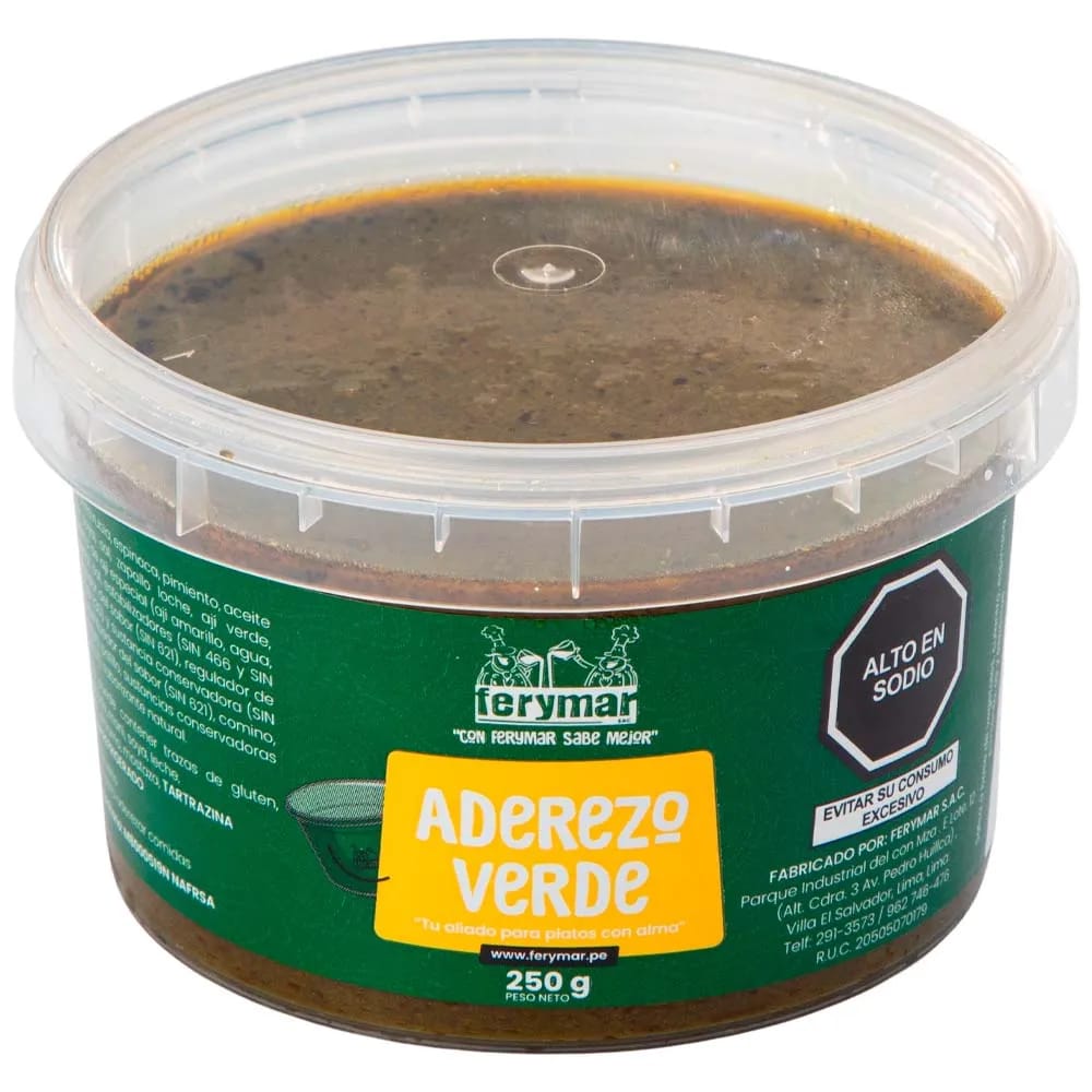 Aderezo Verde FERYMAR Pote 250g