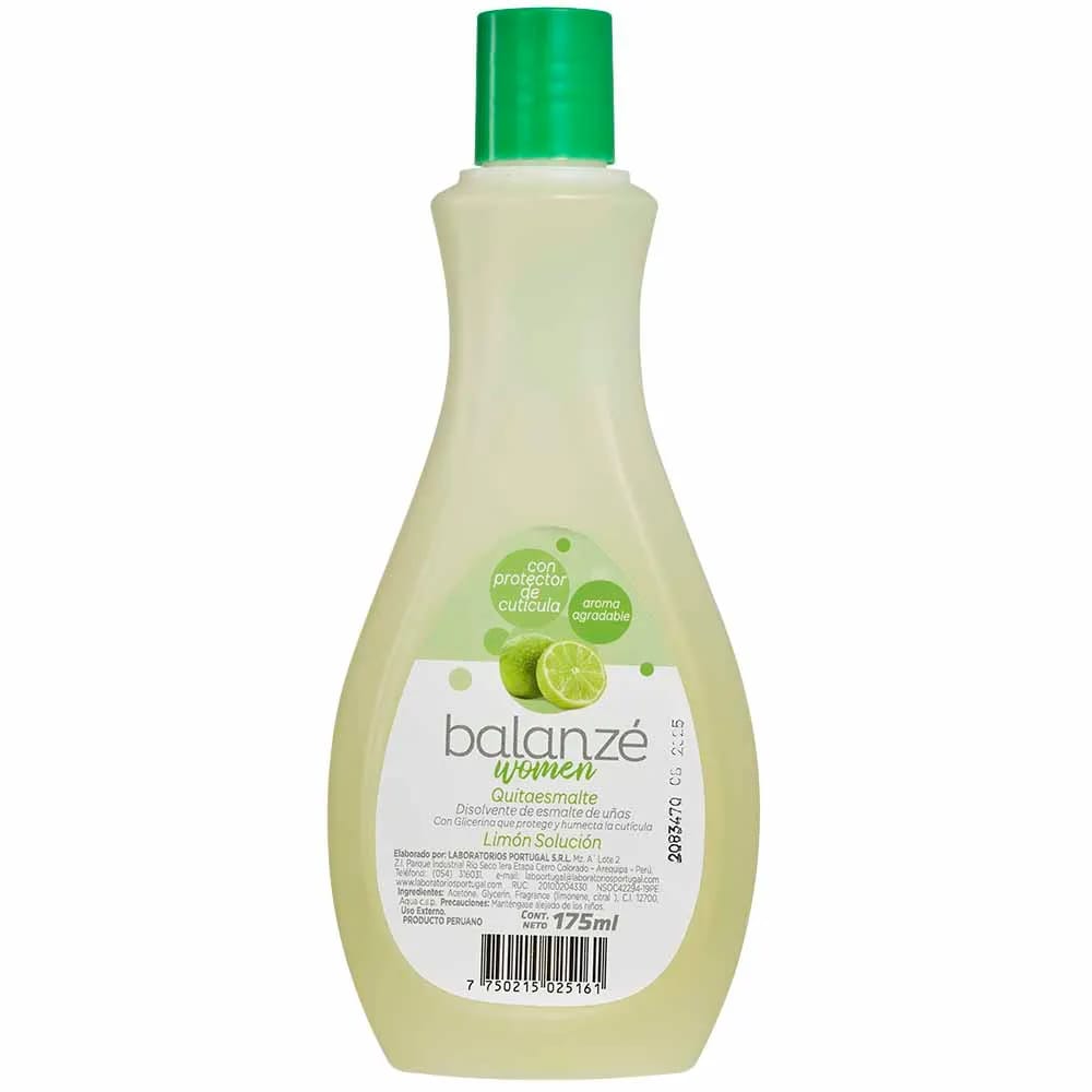 Quita Esmalte BOREAL Limón Frasco 175ml
