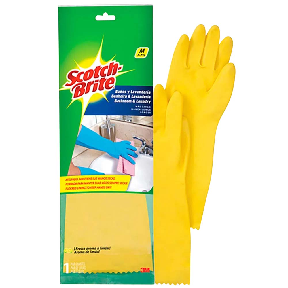 Guante SCOTCH-BRITE Lavandería talla M