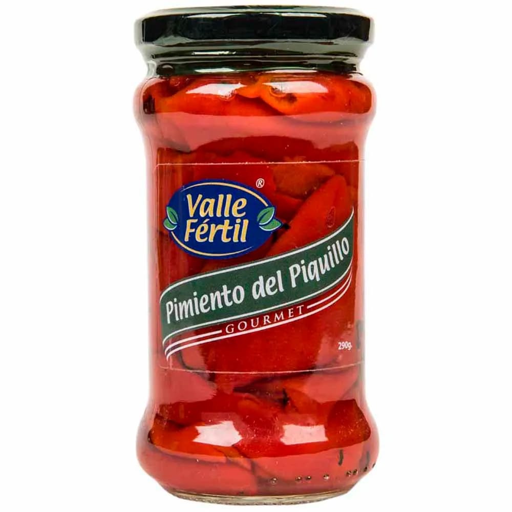 Conserva VALLE FERTIL Pimiento piquillo Frasco 290Gr