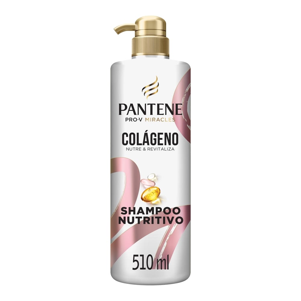 Shampoo PANTENE PRO-V Miracles Colágeno Nutre & Revitaliza Botella 510ml