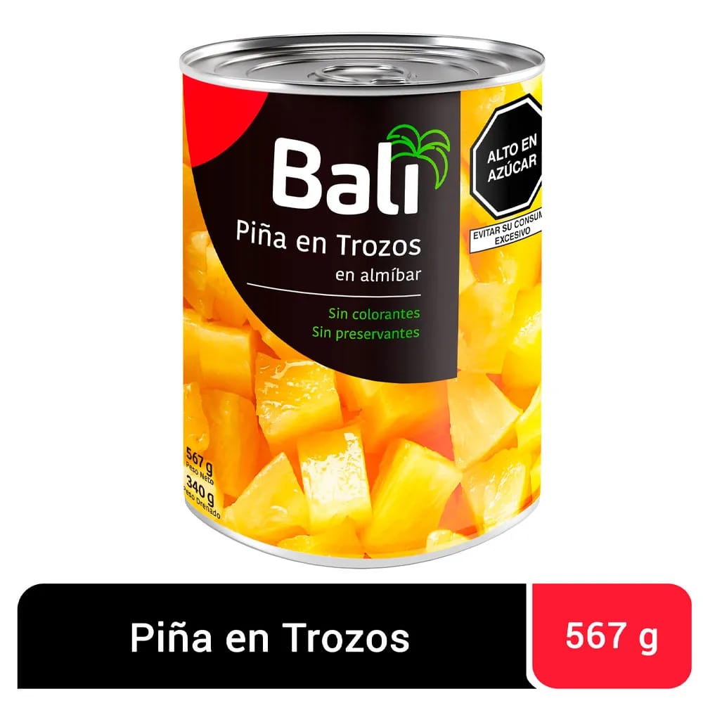 Piña en Trozos BALI Lata 567g